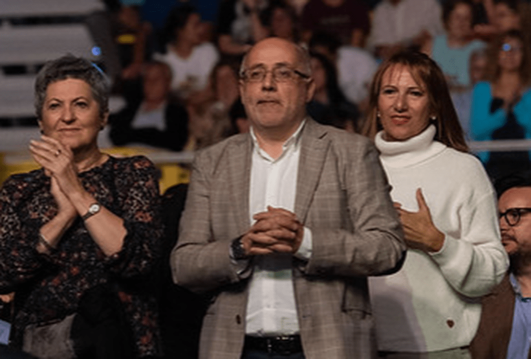 Antonio Morales, durante el encuentro Cumbre de mi Gran Canaria (Foto TA)